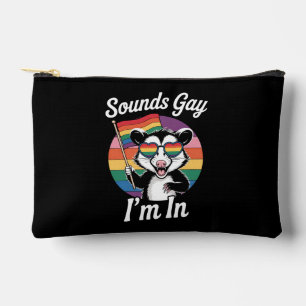 Pochette À Accessoires Ça a l'air gay, je suis dans un opossum drôle LGBT