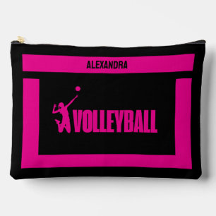 Pochette À Accessoires Cadeau d'anniversaire de volleyball, Joueuse de vo