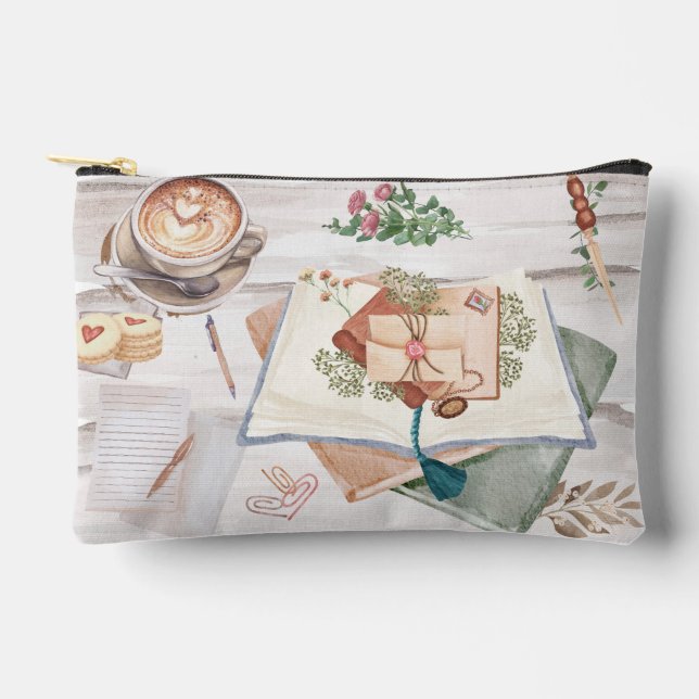 Pochette À Accessoires Café et Journalisation (Recto)