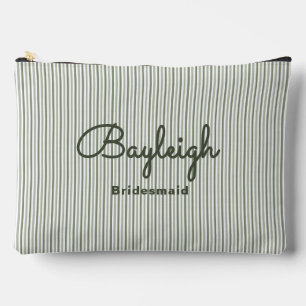 Pochette À Accessoires Camping Green Confetti Flower Bridesmaid