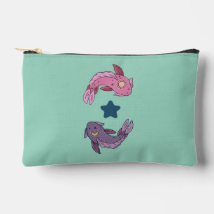 Pochette À Accessoires Carpeaux de Koi Soleil et Lune Art Pisces Célest