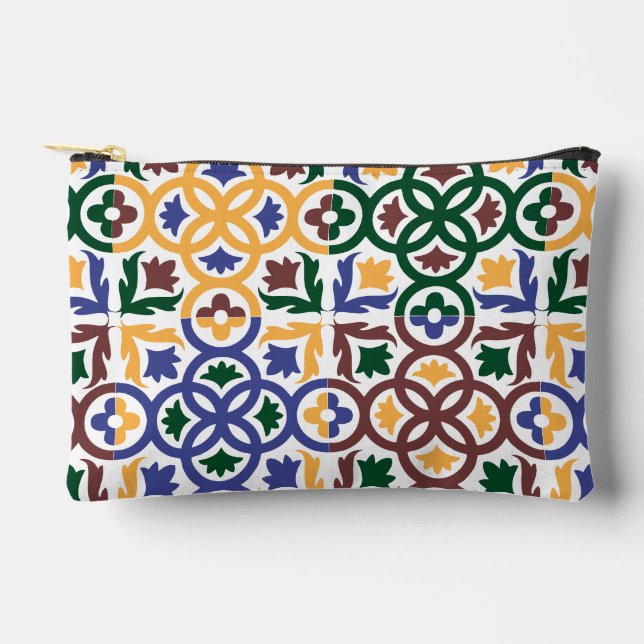 Pochette À Accessoires Carreaux andalous 3 (Recto)