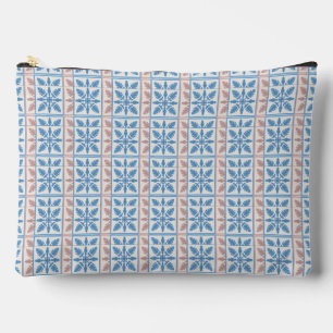 Pochette À Accessoires Carreaux bleus grands