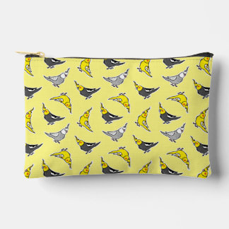 Pochette À Accessoires Cartoon Cockatiels Pattern