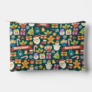 Pochette À Accessoires Casse-noisettes de Noël vintage Joyeux Noël Mignon