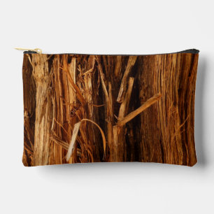 Pochette À Accessoires Cèdre texturé en écorce de bois