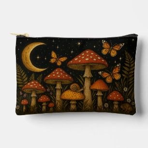 Pochette À Accessoires Champignons au clair de lune