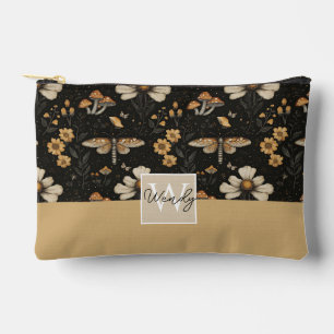 Pochette À Accessoires Champignons mignons et fleurs Motifs d'automne