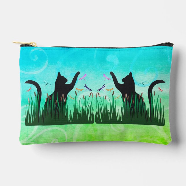 Pochette À Accessoires Chat & Dragons  (Recto)
