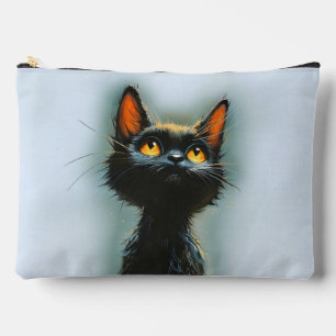 Pochette À Accessoires Chat noir enchanté
