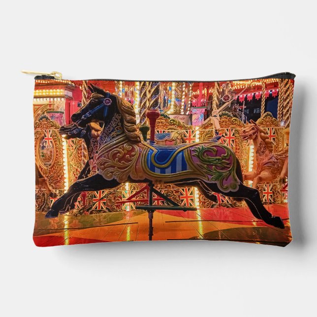 Pochette À Accessoires Cheval noir (Recto)