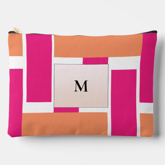 Pochette À Accessoires Chic Monogramme Feminine StriMotif (Recto)