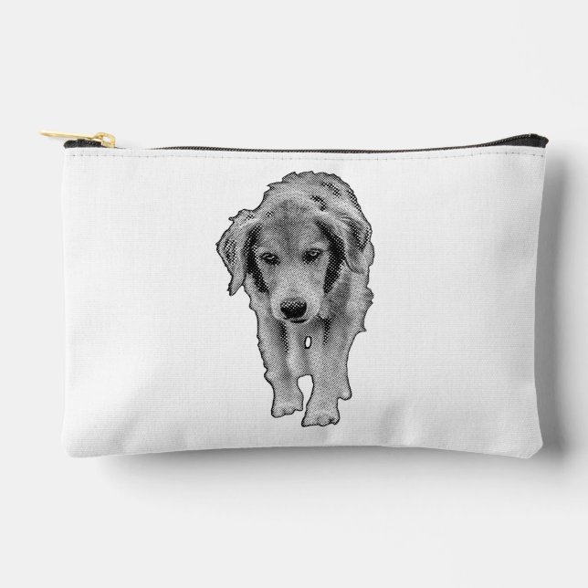 Pochette À Accessoires Chic Pouch with Young Retriever (Recto)