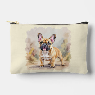 Pochette À Accessoires Chien Français Tan Tan Fawn Couleur Cute Frenchie