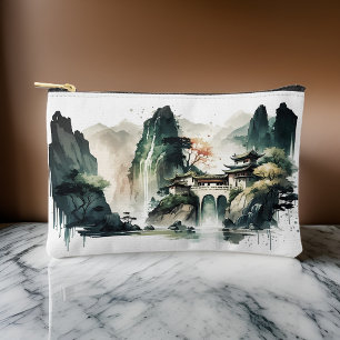Pochette À Accessoires Chine Encre paysage de montagne Accueil Petite