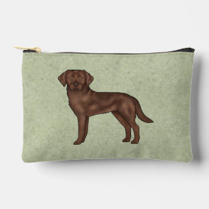 Pochette À Accessoires Chocolat Labrador Retriever Cute Cartoon Lab Chien