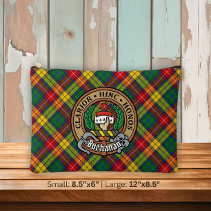 Pochette À Accessoires Cimier du clan Buchanan sur tartan