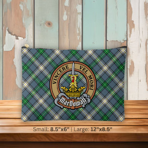 Pochette À Accessoires Cimier du clan MacDowall sur tartan