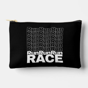 Pochette À Accessoires Citation de coureur en entraînement motivationnel