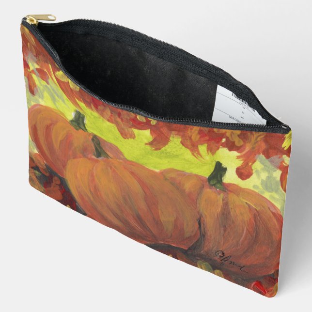 Pochette À Accessoires citrouille1 (Ouvrir)