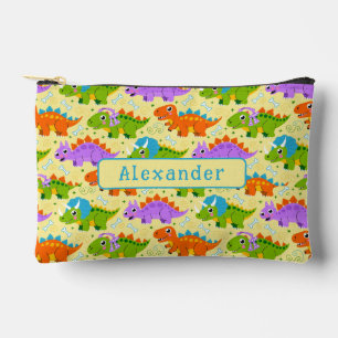 Pochette À Accessoires Classeur imprimé dinosaure personnalisable mignon