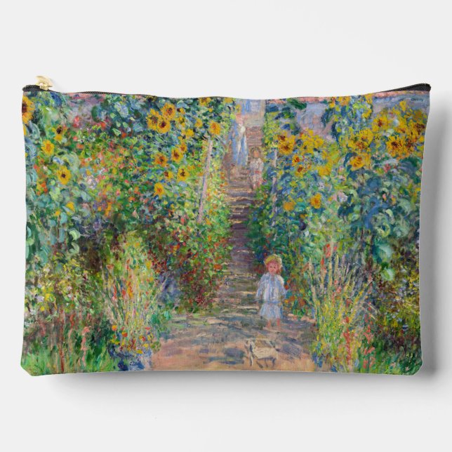 Pochette À Accessoires Claude Monet - Le jardin de l'artiste à Vetheuil (Recto)