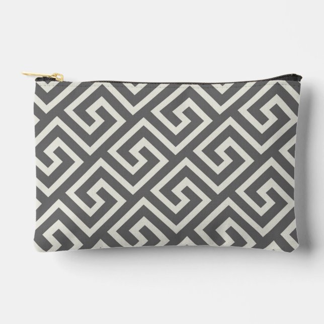 Pochette À Accessoires Clé grecque classique Carré Motif Swirl (Recto)