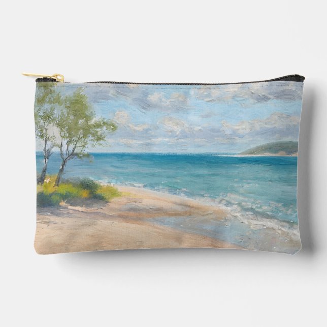 Pochette À Accessoires Coastal Breeze Fine Art Beach Print (Recto)