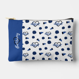 Pochette À Accessoires Coeurs bleus, Pom Poms, Motif mégaphone