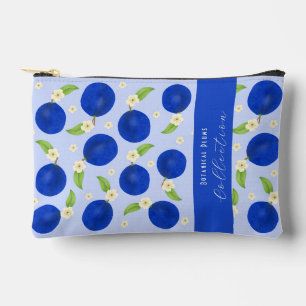Pochette À Accessoires Collection de prunes botaniques bleues