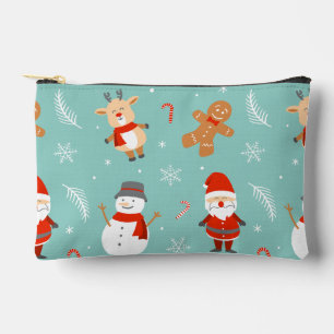 Pochette À Accessoires Coloré Joyeux et Lumineux Noël 2026 Famille Ho
