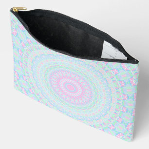Pochette À Accessoires Coloré Pastel Trippy Super Retro Hippie Mandala