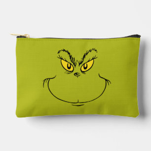 Pochette À Accessoires Comment Grinch Stole Visage de Noël