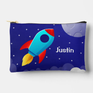 Pochette À Accessoires Conception de fusée d'aventure spatiale