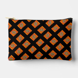 POCHETTE À ACCESSOIRES CONCEPTION DE TYPE AUTOCHTONE AFRO ART