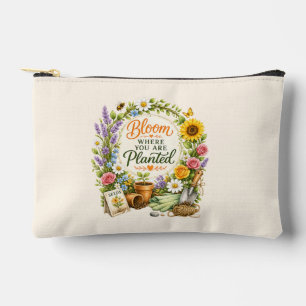 Pochette À Accessoires Conception Inspirante de Jardin Floral Aquarelle