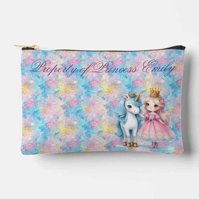 Pochette À Accessoires Coque de crayon Princesse personnalisée (Recto)
