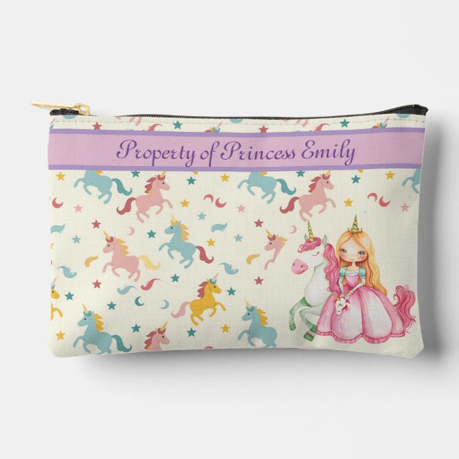 Pochette À Accessoires Coque de crayon Princesse personnalisée (Recto)