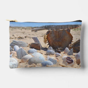 Pochette À Accessoires Coquillages sur la plage par Shirley Taylor