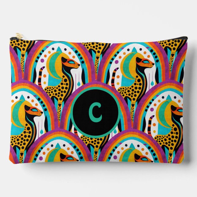 Pochette À Accessoires Cosmic Cheetah (Recto)