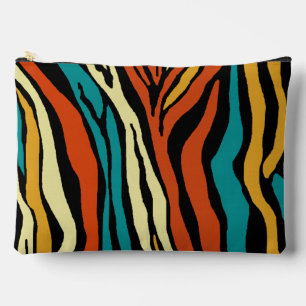 Pochette À Accessoires Couleurs Géométriques Contemporaines Abstraites Te