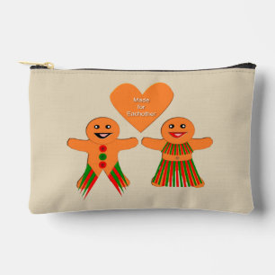 Pochette À Accessoires Couple de pain d'épices de Noël