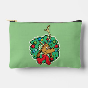 Pochette À Accessoires Couronne de Noël de Grinch   Max