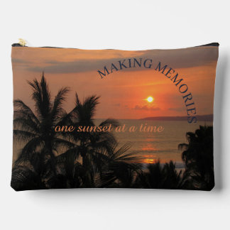 Pochette À Accessoires Créer des souvenirs un coucher de soleil à la fois