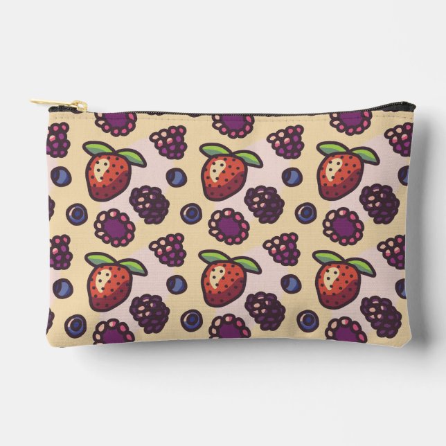 Pochette À Accessoires Cute Berry Motif (Recto)