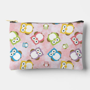 Pochette À Accessoires Cute Owls, Owl Pattern, Colorful Owls, Baby Owls