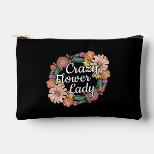 Pochette À Accessoires Dame Fleur Folle - Jardinière de Zinnia