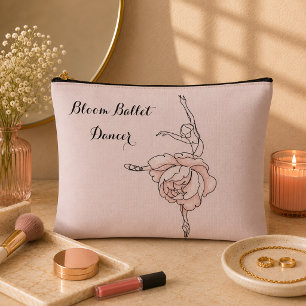 Pochette À Accessoires Danseuse de ballet Bloom avec une touche florale