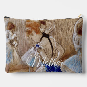 Pochette À Accessoires Danseuse de Degas avec ruban bleu 