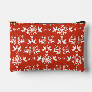 Pochette À Accessoires Décor mexicain Otomi
